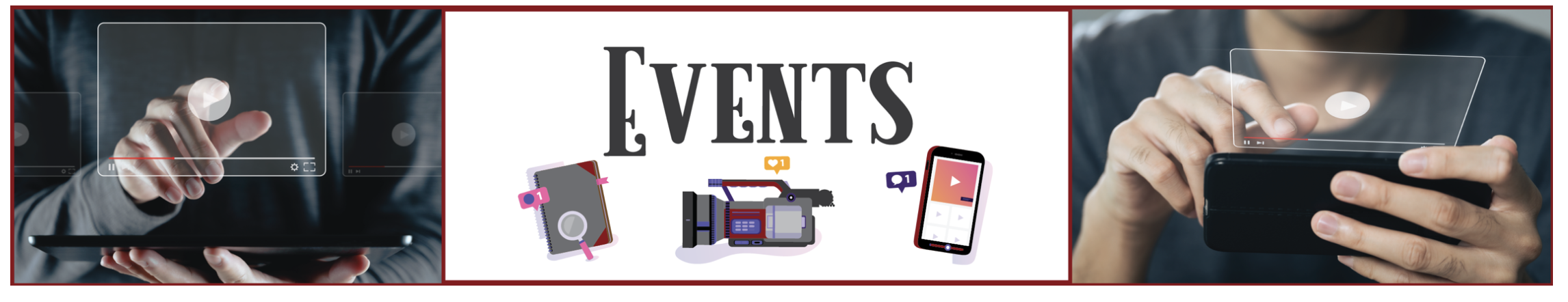 Events banner Events banner